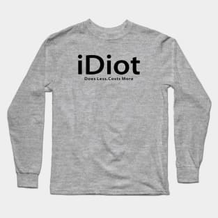 iDiot Parody Long Sleeve T-Shirt